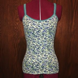 Blue Flower Tank
